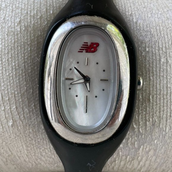 New Balance Accessories - New Balance Women Watch Black Rubber Band Sport Analog Quartz Watch